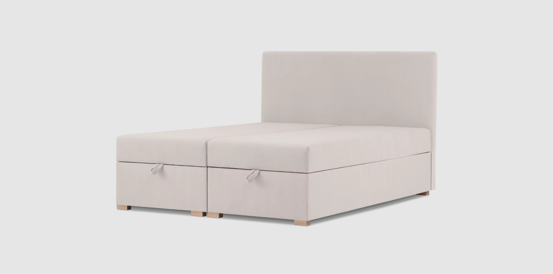 CatN Kontinentálna čalúnená posteľ LERA 160 x 200 cm