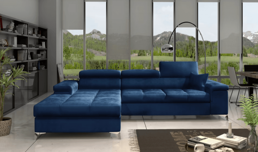 Rohový moderný gauč KIMBERLY