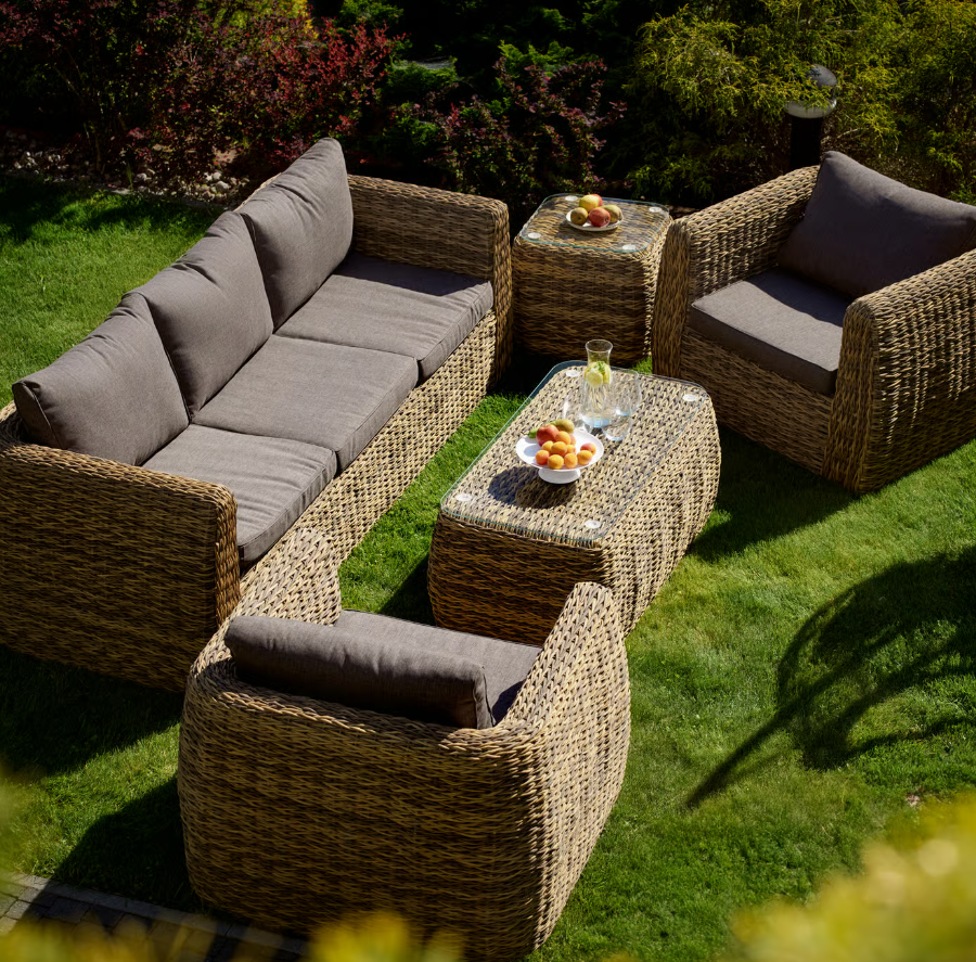 Záhradná zostava SELENA hnedá - matná