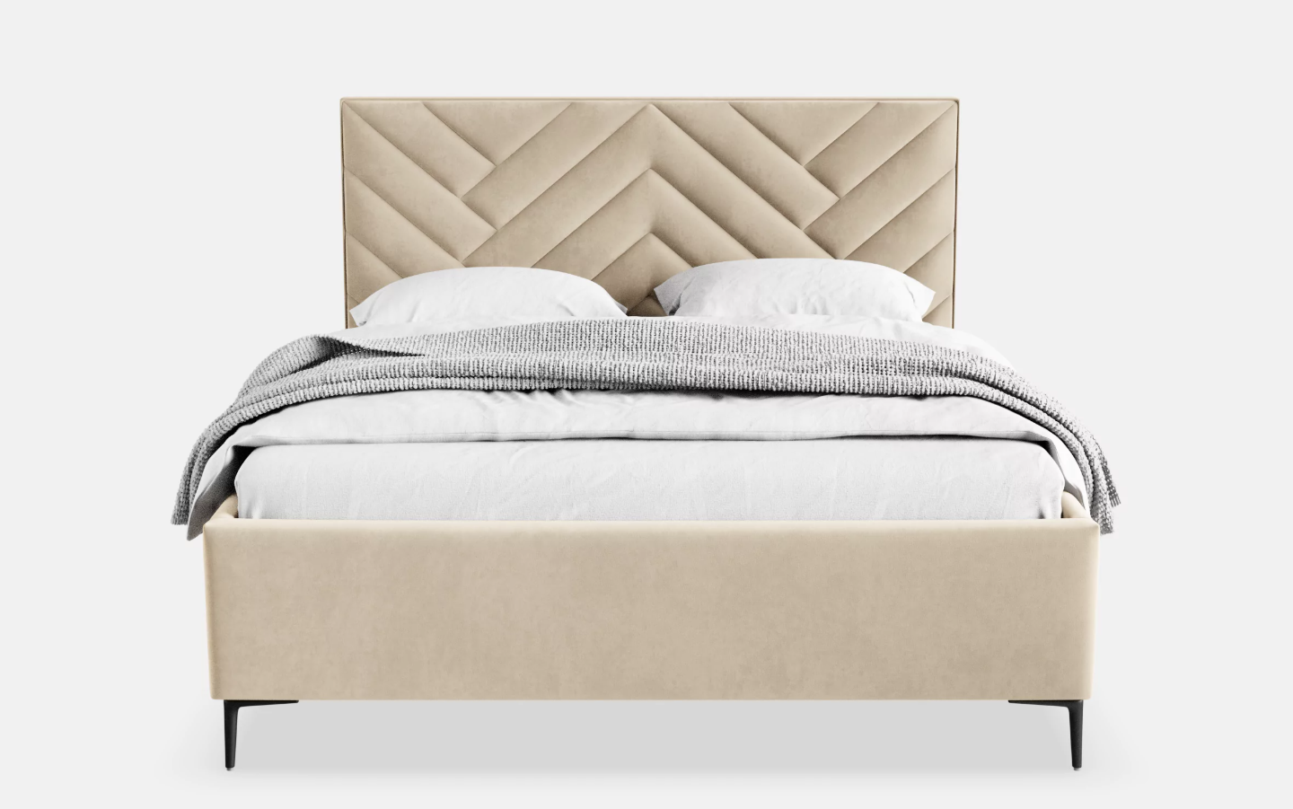 CatN Dizajnová čalúnená posteľ OPRAH 160 x 200