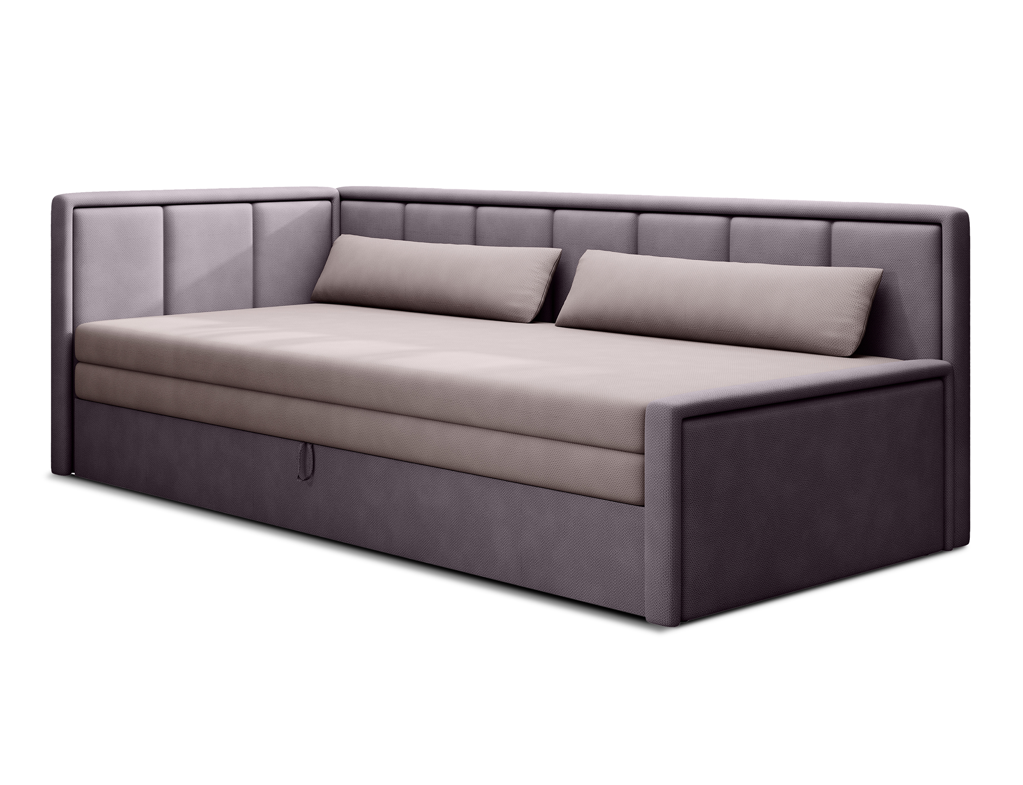 CatN Čalúnená posteľ KAMILA Varianta: Poco 101, Poco 41 - Ružový - Ľavá