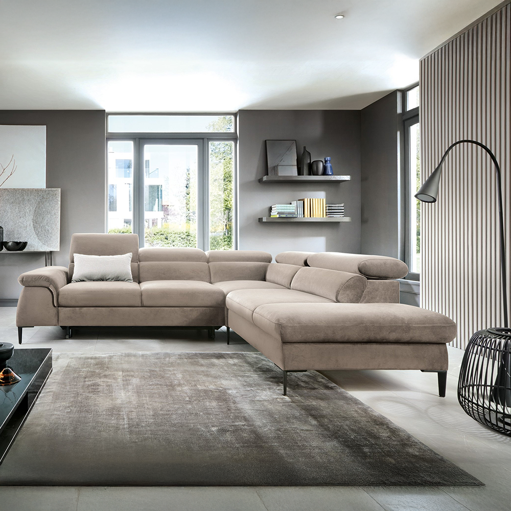 Rohová moderná sedačka RUDY
