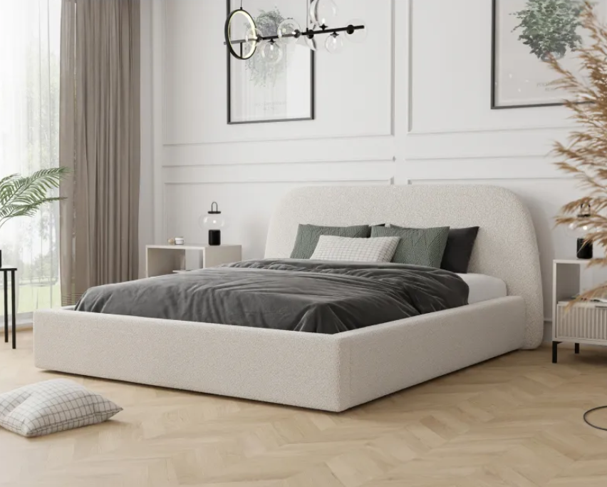 CatN Moderná čalúnená posteľ ZANE 160 x 200