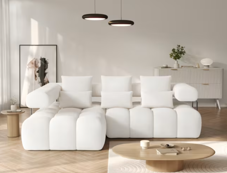 Moderná rohová dizajnová sedačka DAWIN