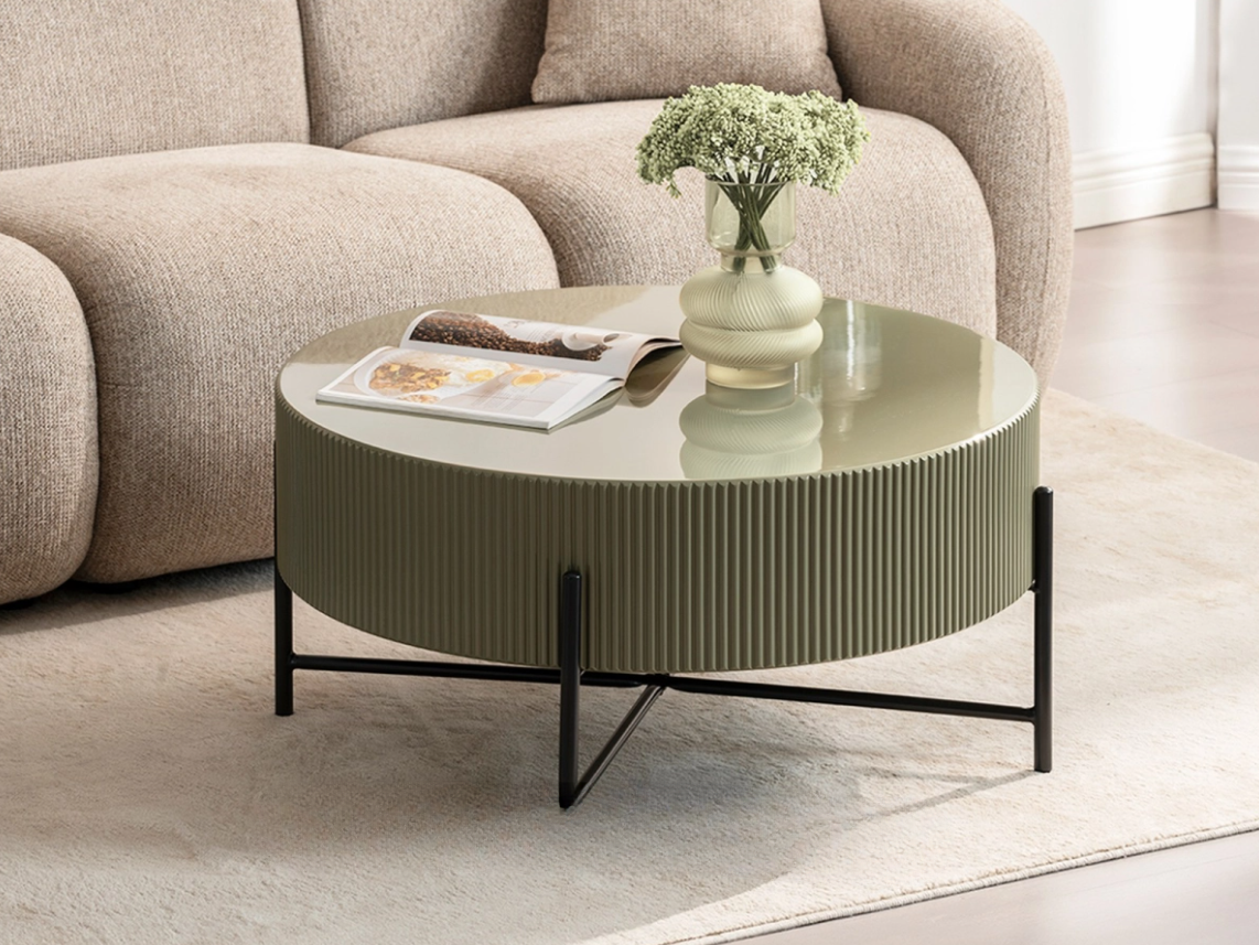 CatN Okrúhly konferenčný stolík HADLEE zelený