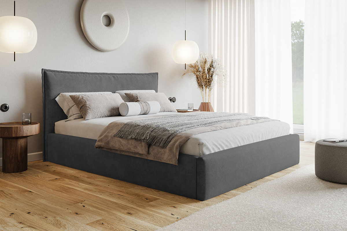CatN Čalúnená moderná posteľ EMELIA 160 x 200