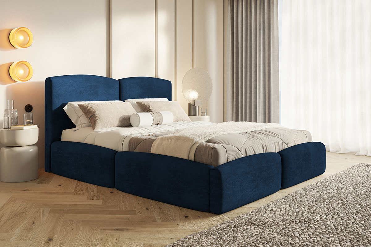 CatN Moderná čalúnená posteľ DEBORAH slim 180 x 200