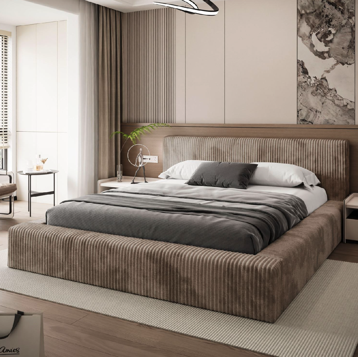 CatN Čalúnená manželská posteľ ETILIA II 180x200cm SKLADOM Tilia 1