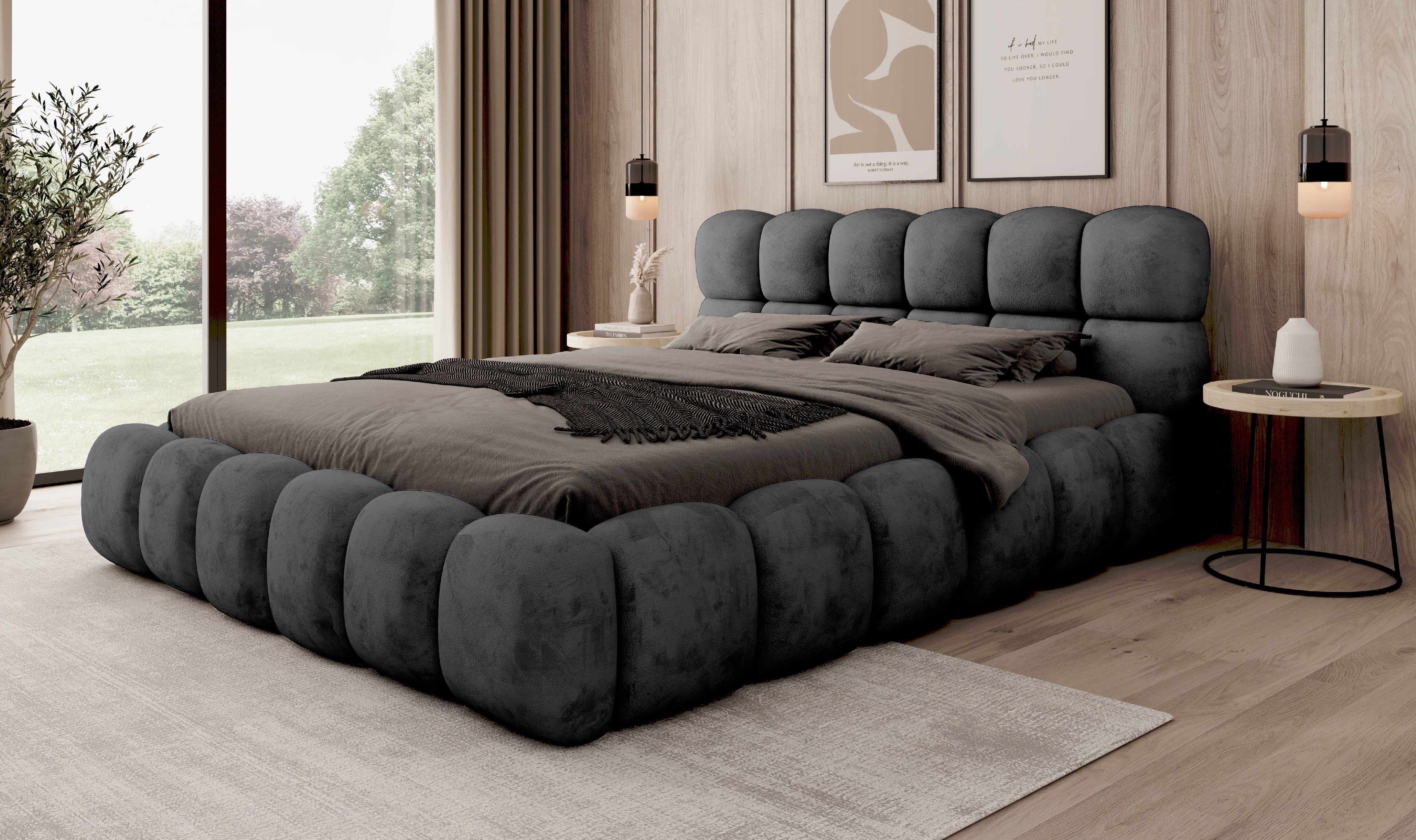 CatN Čalúnená posteľ LEA 140 x 200 SKLADOM