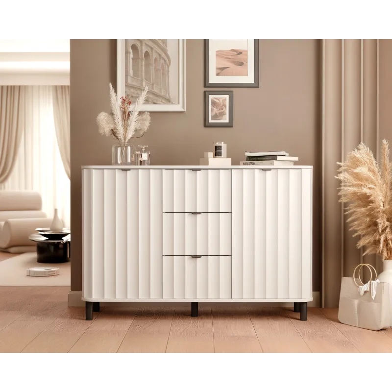 Catalina Moderná komoda ONUR 137cm biela