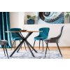 Jedálenská stolička Kayla tyrkysová