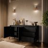 Komoda DONNA čierna 153 cm