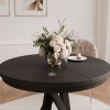 okruhly rozkladaci jedalensky stol marcius 100 140cm cierna3