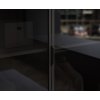 Šatníková skriňa ALISIA II čierna 208 x 200 cm