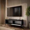 TV stolík DONNA čierny 153 cm