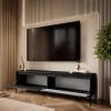 TV stolík DONNA čierna 187 cm