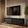 TV stolík DONNA čierna 187 cm
