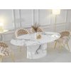 Elegantný jedálenský stôl AHMIR mramorový