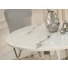 Jedálenský dizajnový stôl ANDY biely mramor