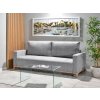 Rozkladací dizajnový gauč ANTHONY svetlosivá
