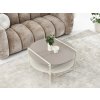 Konferenčný stolík MATHIS béžová + krémová podnož
