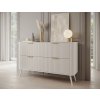 Dizajnová komoda HAYDEN biela 150 cm