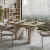 Moderný rozkladací jedálenský stôl QUENTIN dub - kašmír