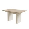 Moderný rozkladací jedálenský stôl QUENTIN dub - kašmír