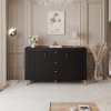 Dizajnová komoda BOXTON čierna