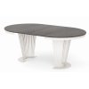 Okrúhli rozkladací jedálenský stôl JASON 100 cm