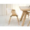 Jedálenská stolička HANNAH krémová + dub