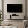 Moderný TV stolík RAY 180cm béžový
