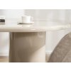 Dizajnový stôl ISLA 200cm béžový lesk