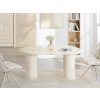 Moderný jedálenský stôl XUAN 160cm bielo - krémový