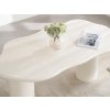 Moderný jedálenský stôl XUAN 160cm bielo - krémový