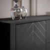 Dizajnová komoda MARCIUS 153cm čierna
