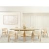 Jedálenská stolička ZHAVIA béžová + dub