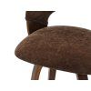 Barová stolička otočná KARA hnedá orech