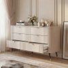 Dizajnová komoda KEMAL kašmír 138 cm