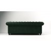 Pohovka BETHANY trojmiestna  zelená chesterfield