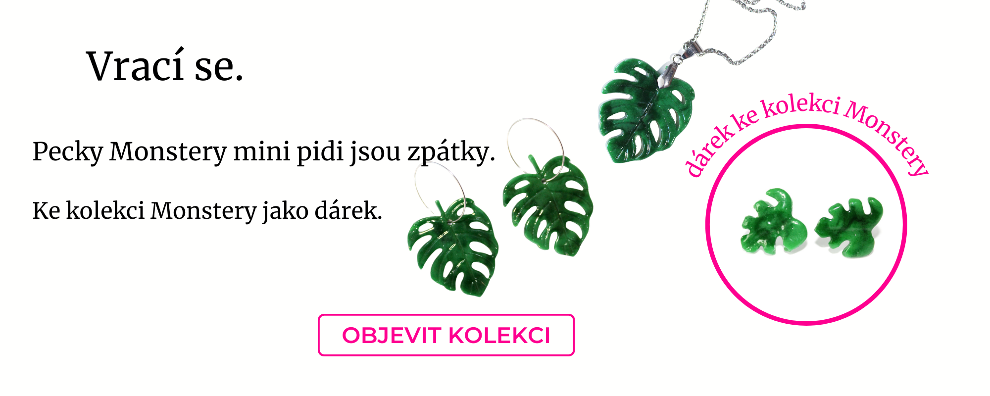 dárek zdarma pecky monstery