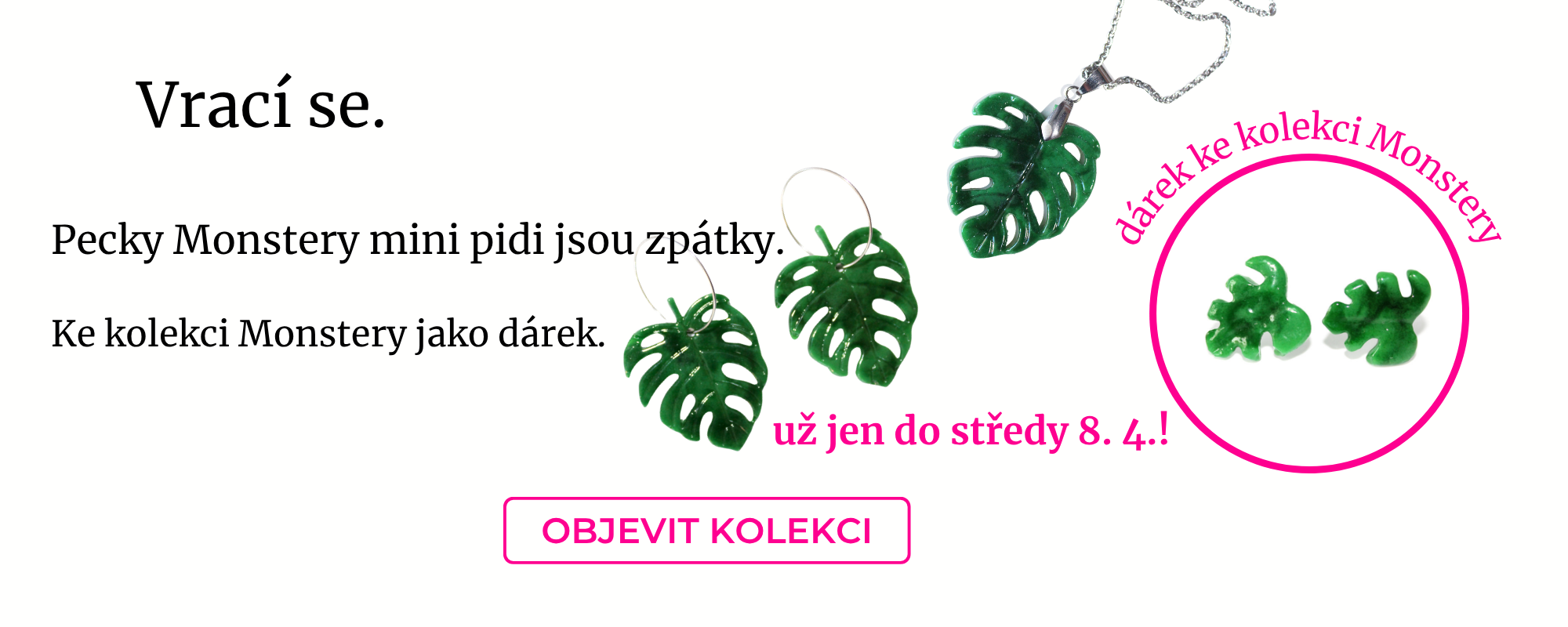 dárek zdarma pecky monstery