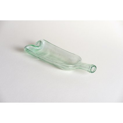 Miska z láhve od vína akvamarínová