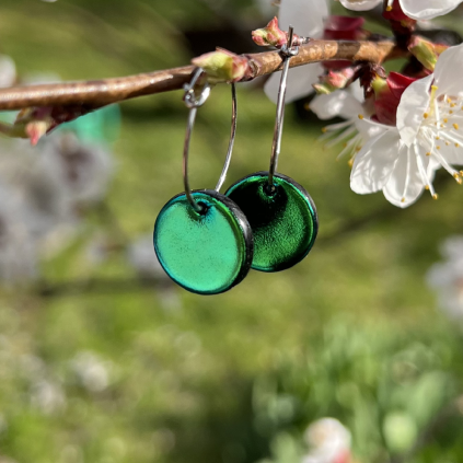 Náušnice Eufrozina mini Duben I