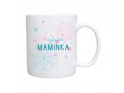 Hrnek - Nejlepší maminka (motiv mandala)