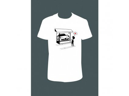 Pánské tričko 'ALFA ROMEO Dream' (Barva trika bílá (00), Velikost XS)