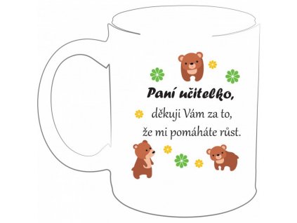 Hrnek pro učitelku - Medvídci