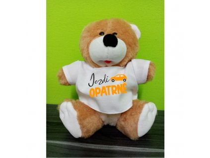 Plyšový medvídek - Jezdi opatrně