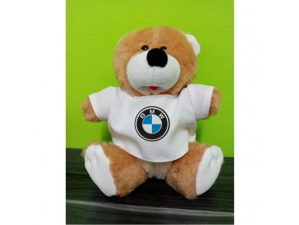 Plyšový medvídek se značkou auta