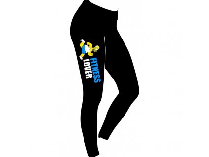 Dámské legíny 'FITNESS LOVER - Homer Simpson' (Velikost XS)